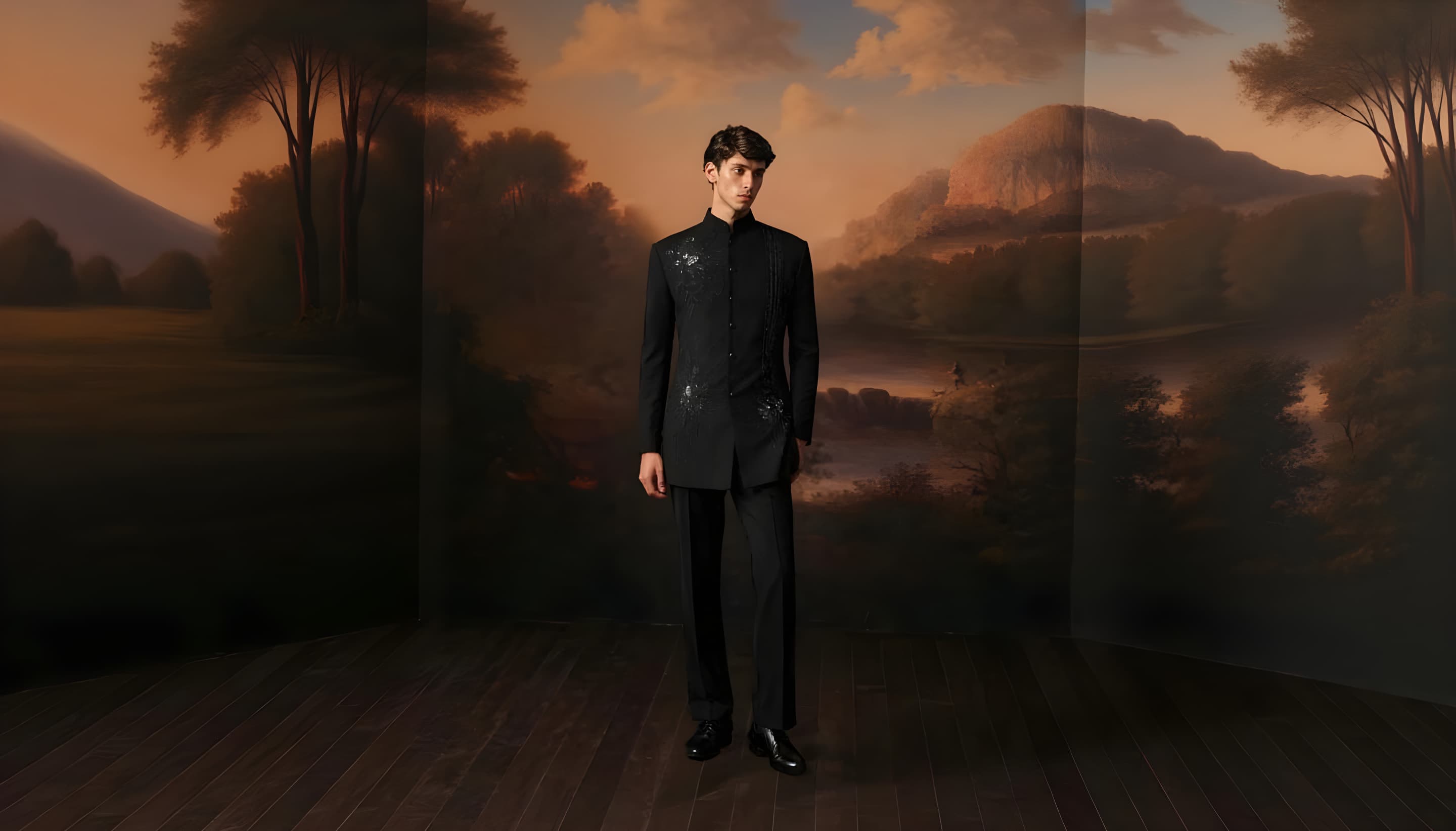 Premium menswear collection featuring tailored shirts and statement denim — Weaver's Atelier